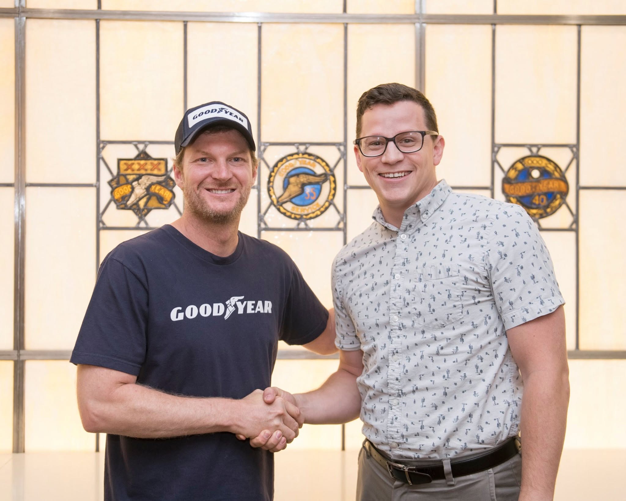 Chris and Dale Jr. Professional Photo